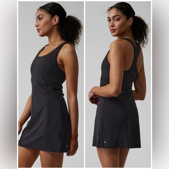 NWT Athleta On My Way Dress Powervita™ Fabric UPF 50+ Sporty Mini Dress Size XS - Picture 1 of 13